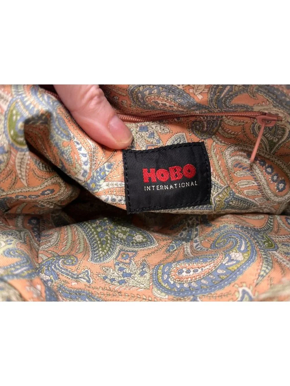 HOBO International Olive Green Clutch Ring Hardware